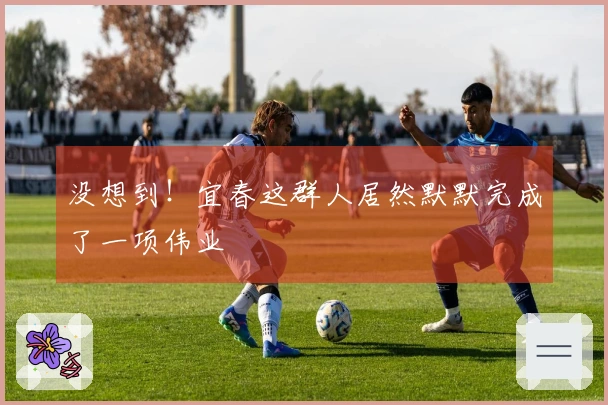 没想到！宜春这群人居然默默完成了一项伟业